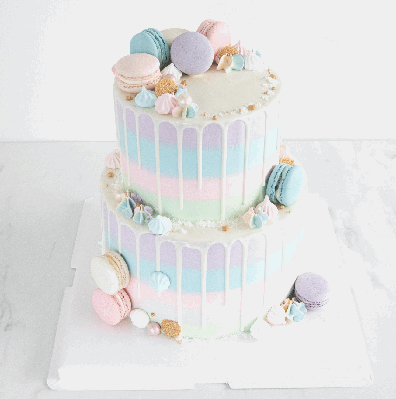 Customized Cake - Sweet Pastel