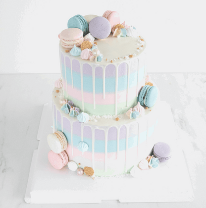 Customized Cake - Sweet Pastel