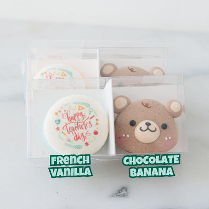 Happy Teacher's Day | 2in1 Male Bear Macaron | $8.80 Nett Only