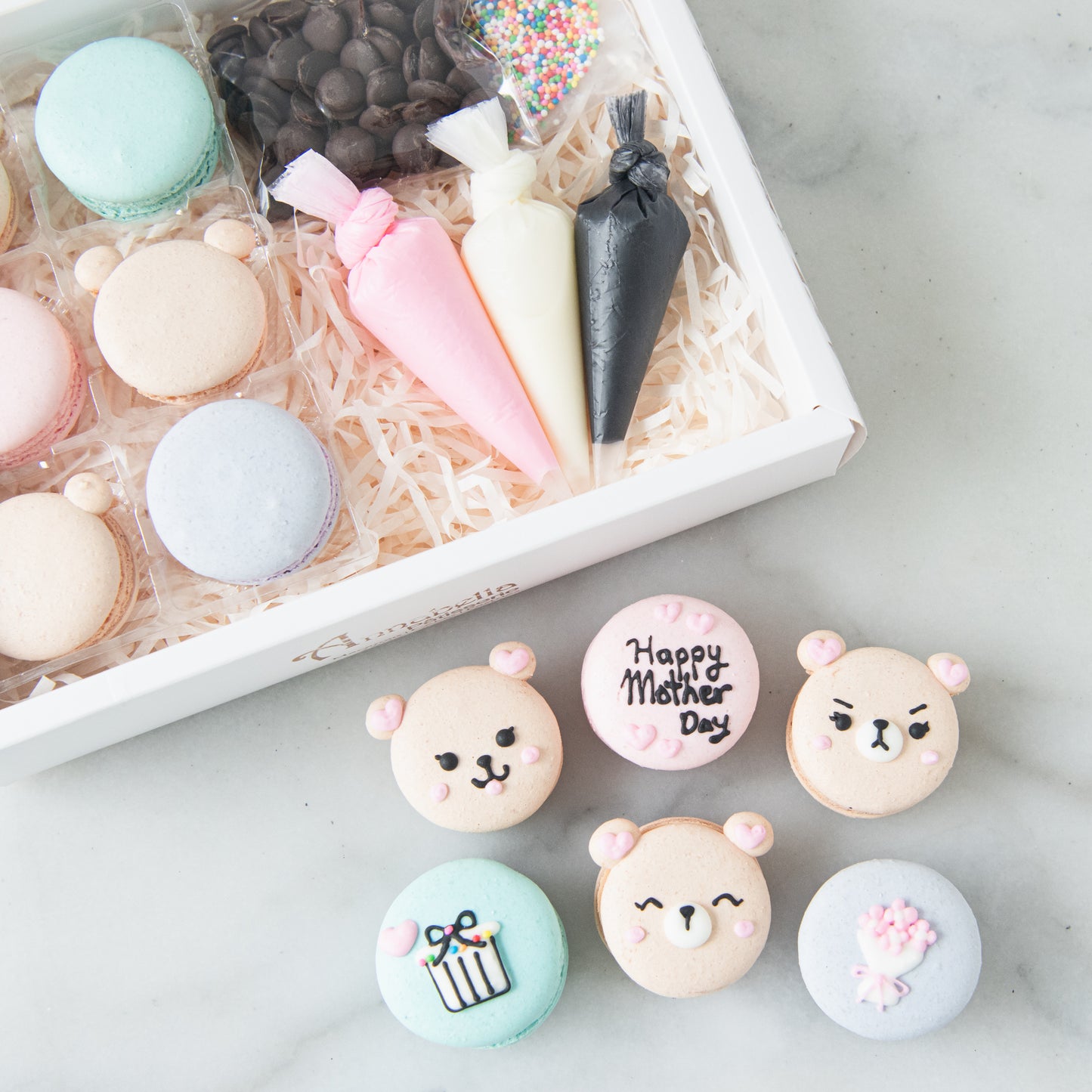 DIY Bear Macarons Set | 50% OFF first 100  | $19.90 nett only