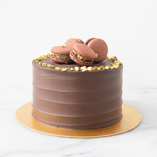 Dubai Kunafa Cake Upsize | Including 4pcs Dubai Kunafa Macaron | $88 Nett