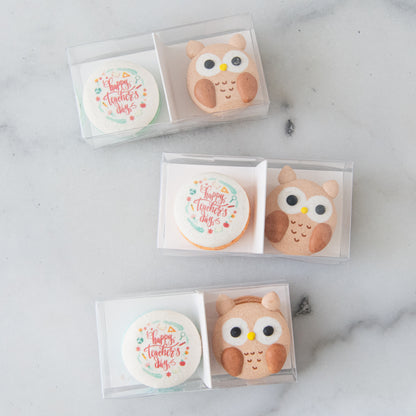 Happy Teacher's Day | 2in1 Wise Owl Macaron | $8.80 Nett