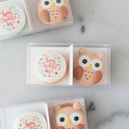 Happy Teacher's Day | 2in1 Wise Owl Macaron | $8.80 Nett