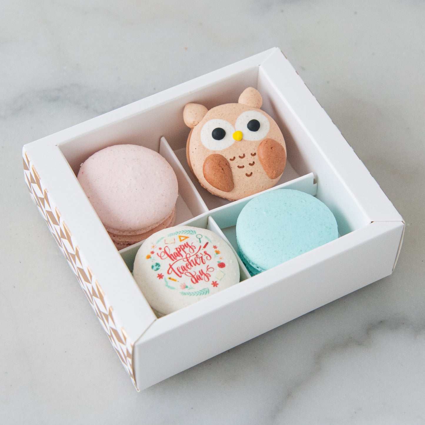 Happy Teacher's Day | 4in1 Wise Owl Macaron | $13.80 Nett Only