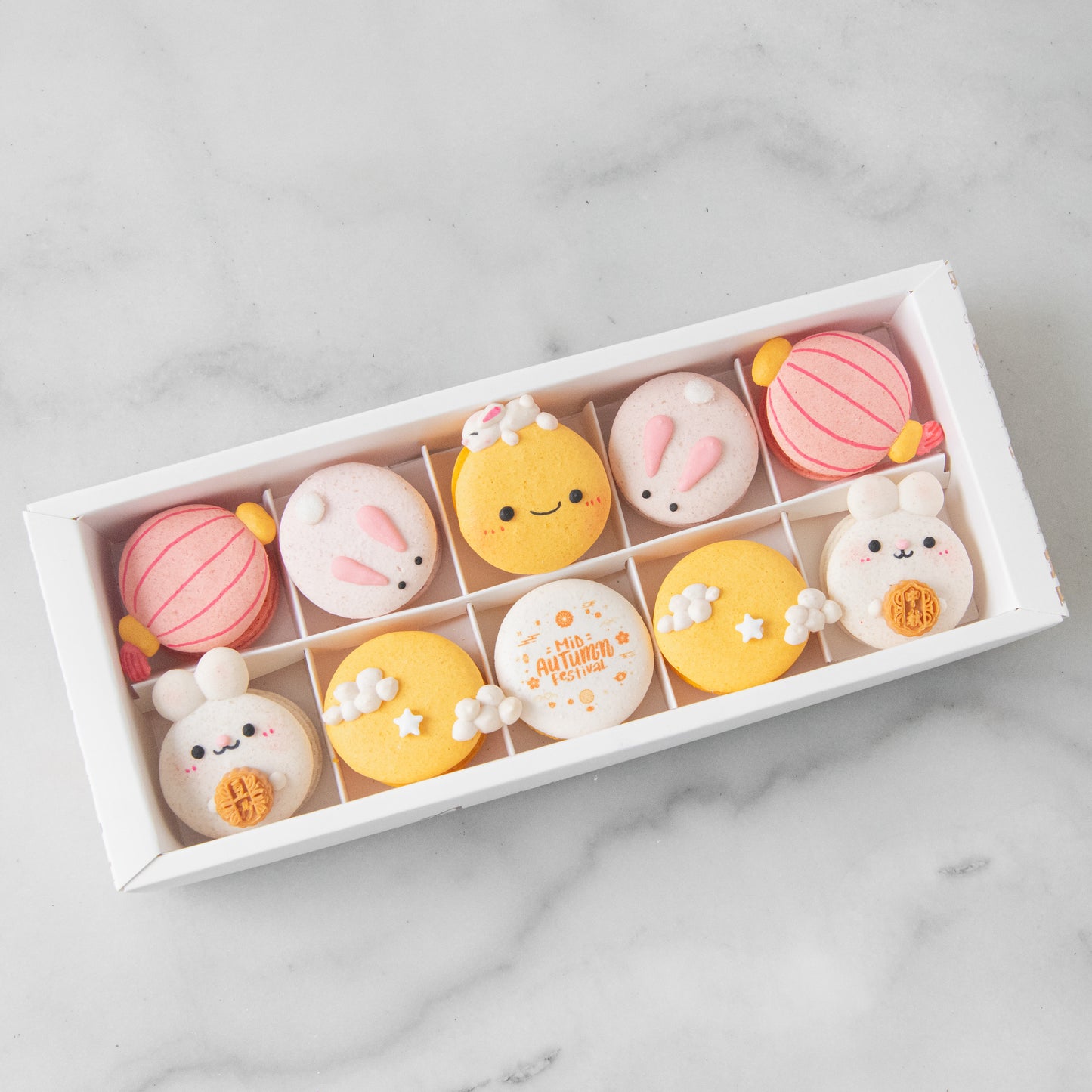 Happy Mid Autumn | 10in1 Sweet Moonlight Macaron | $45.80 Nett