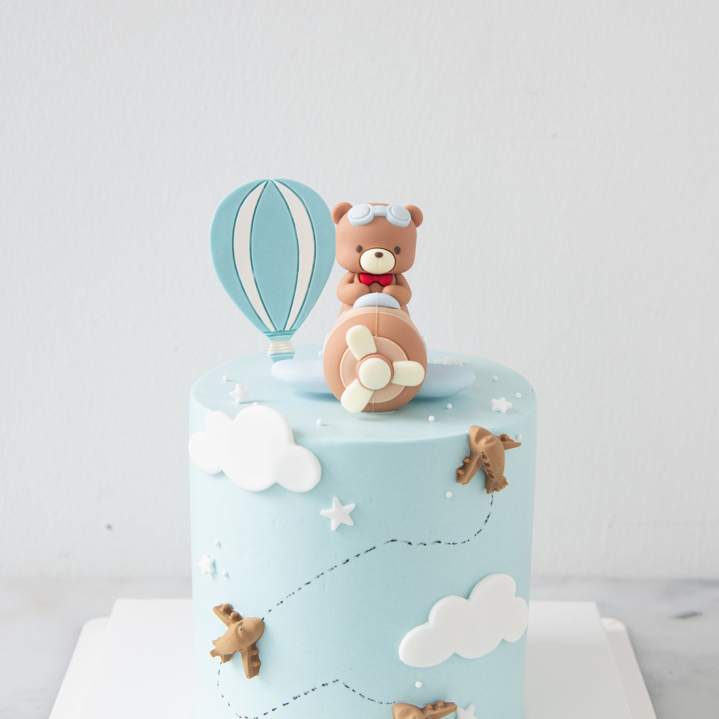Customized Cake - Sky Adventure Bear Cake