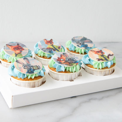 Disney Zootopia 6pcs Cupcake |($38.80 Nett)