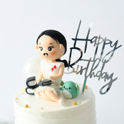 Customized Cake - Cute Little Girl Cake