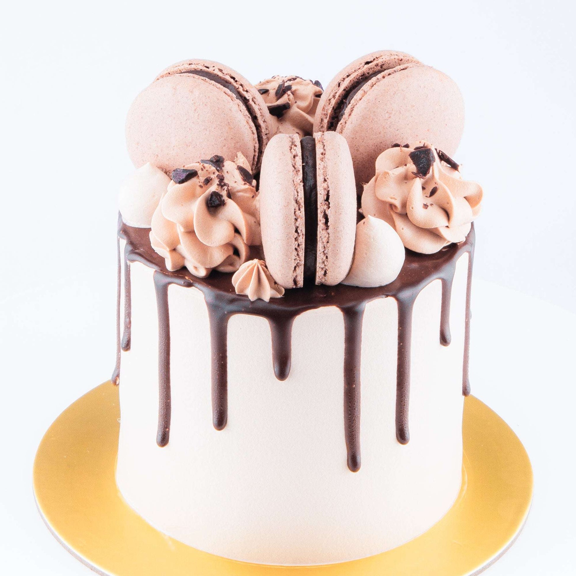 Bundle Set | Chocolate Truffle Cake Petite + 6pcs C1 Macarons | $39.90 Nett