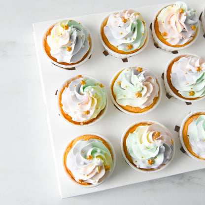 Bundle of 2 Rainbow Mini Cupcakes 16 pcs Set |  $88 Nett