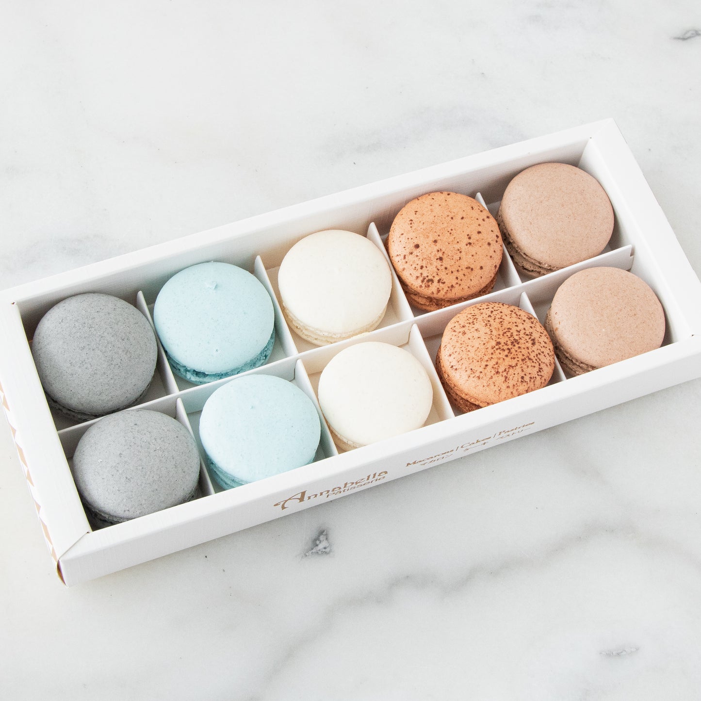 10pcs Classic Macarons (Classic3) in Gift Box and Paper Bag | Perfect Gift Choice | (U.P $28.00)