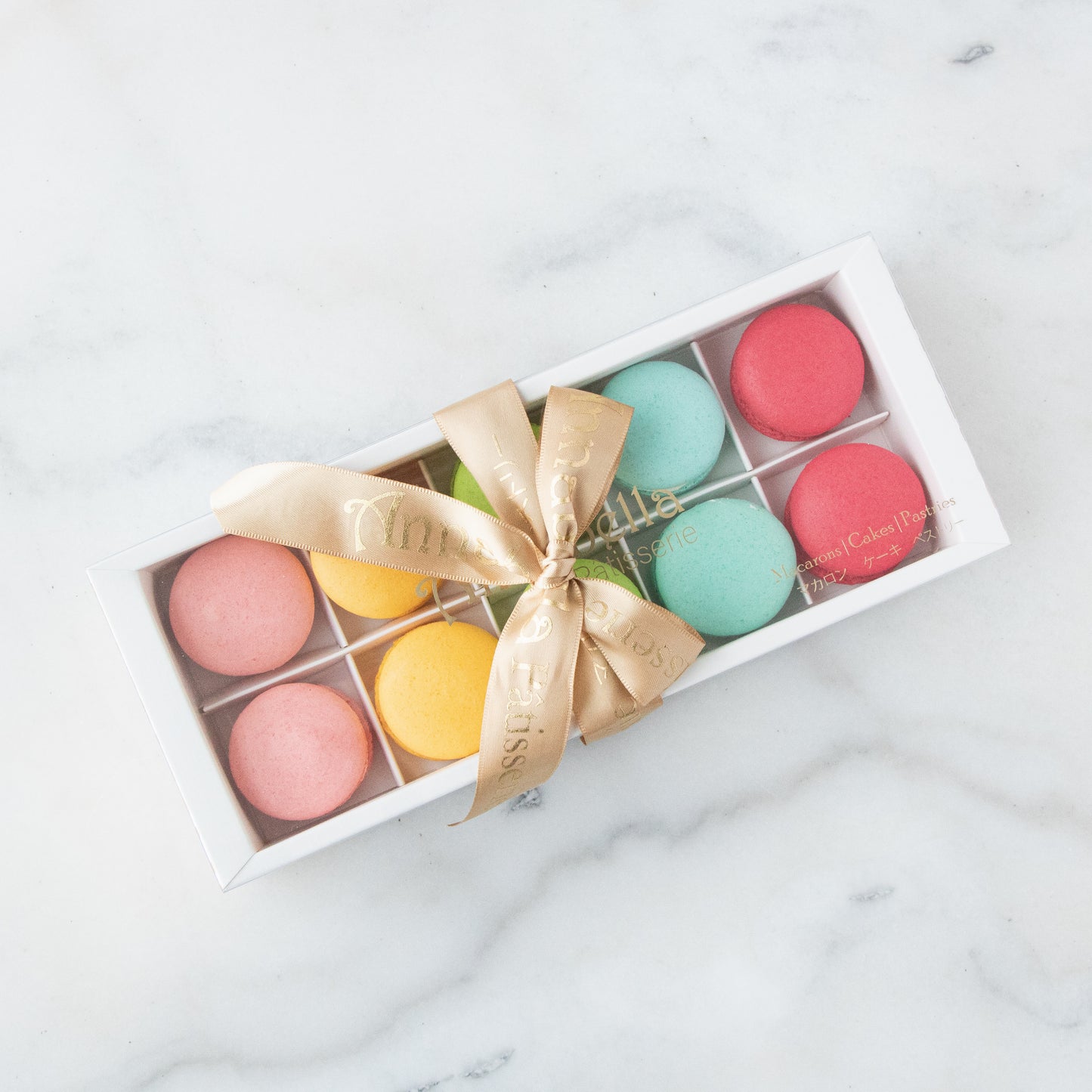 10pcs Classic Macarons (Premium1) in Gift Box and Paper Bag | Perfect Gift Choice