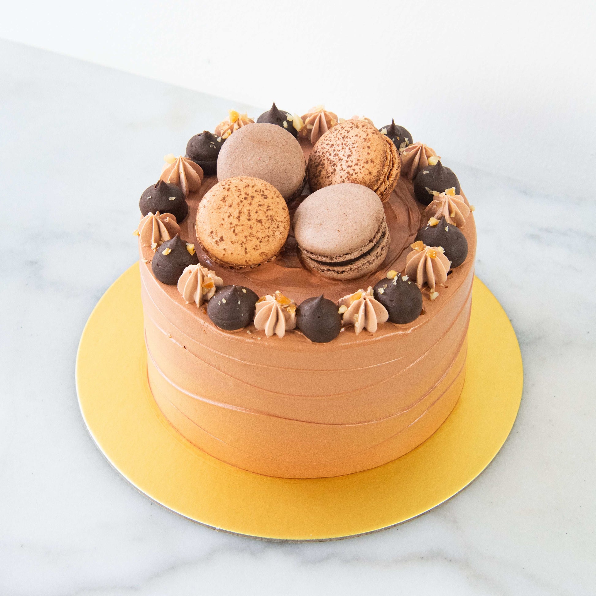 *New* Nutella Cake Upsize | Including 4 pcs Macarons | $68.80 Nett