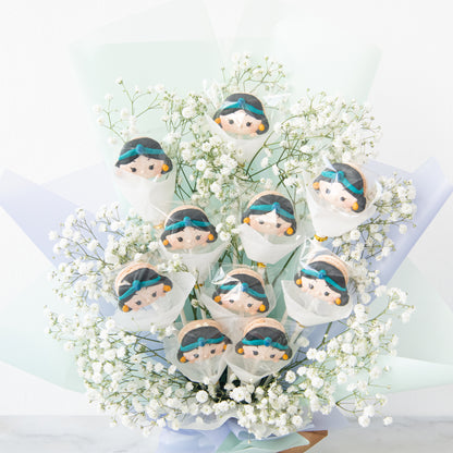 Disney Tsum Tsum Princess Jasmine Macaron Bouquet | ($138 Nett)