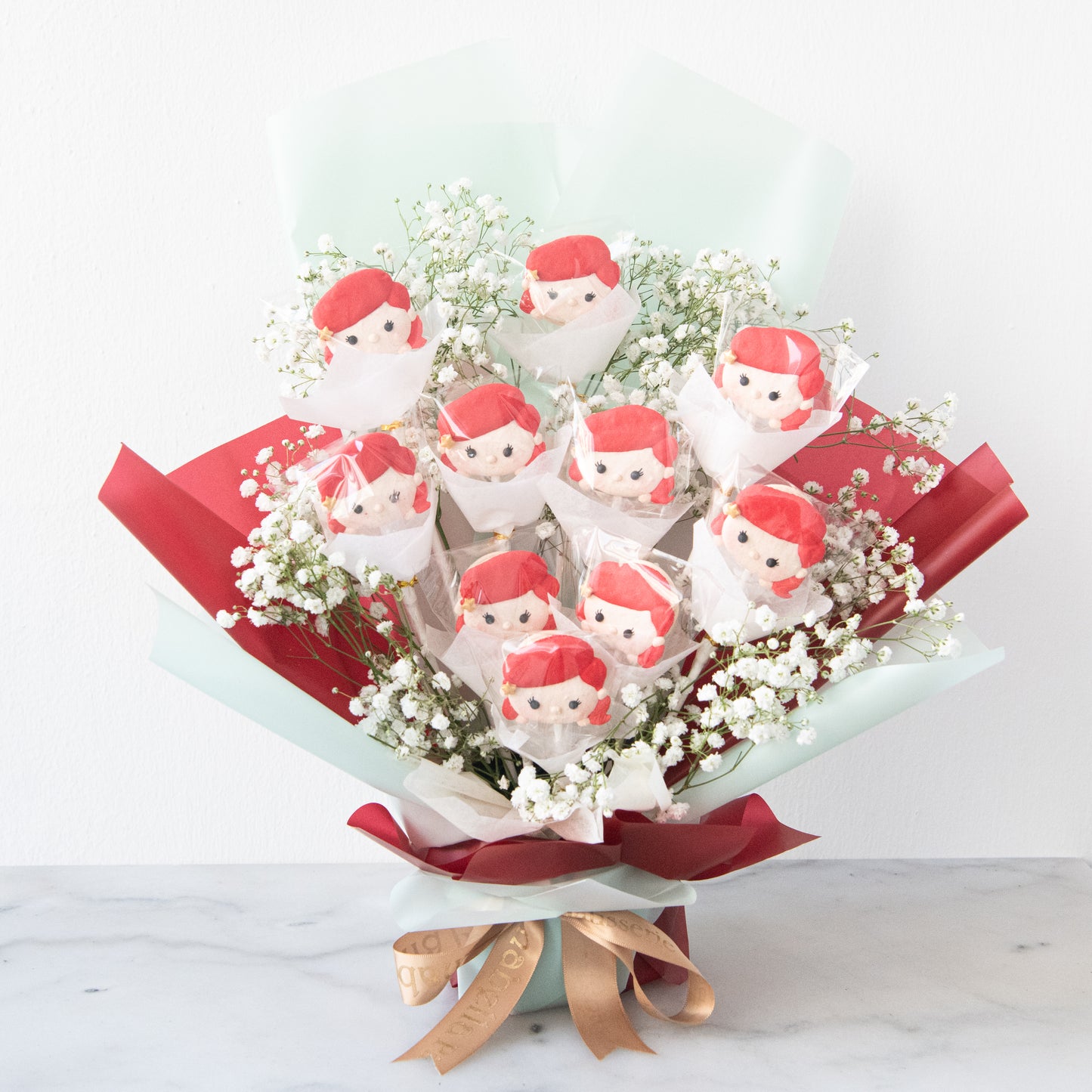 Disney Tsum Tsum Princess Ariel Macaron Bouquet | ($138 Nett)