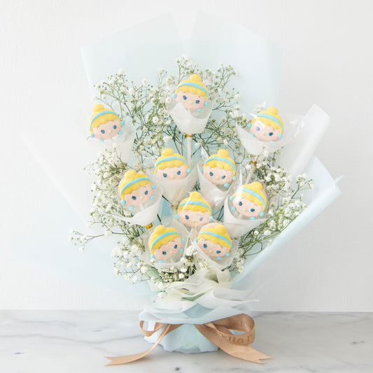 Disney Tsum Tsum Princess Cinderella Macaron Bouquet |  ($138 Nett)