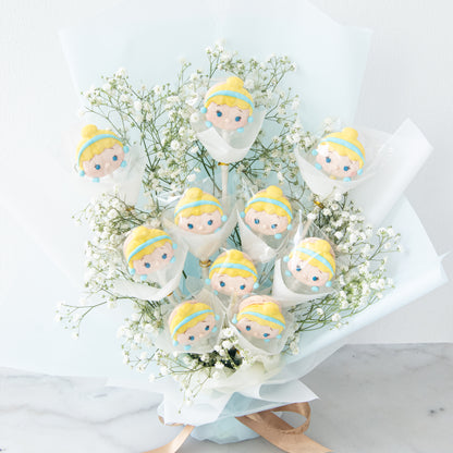 Disney Tsum Tsum Princess Cinderella Macaron Bouquet |  ($138 Nett)