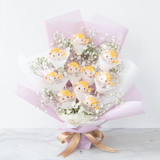 Disney Tsum Tsum Princess Rapunzel Macaron Bouquet | ($138 Nett)