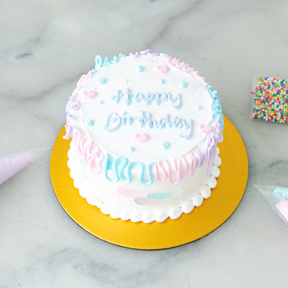 DIY CAKE KIT! | Playful Pastels DIY Bento Cake In Gift Box