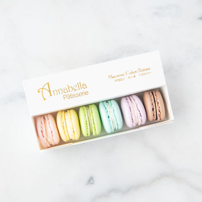6PCS Macarons in Gift Box (Classic 1) | in Gift Box and Paper Bag | Perfect Gift Choice | (U.P $23.90)
