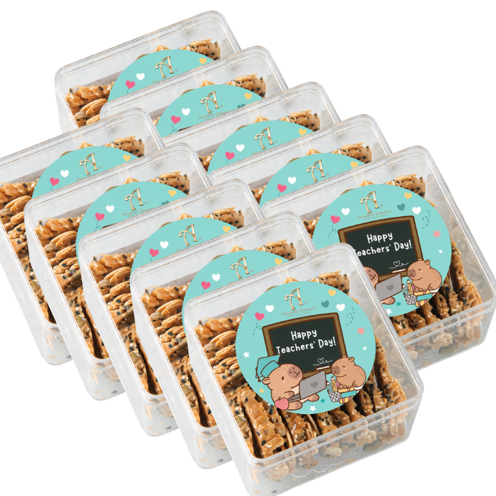 Happy Teacher's Day | Bundle x 10set Teacher's Temptations Florentine Cookies | $108