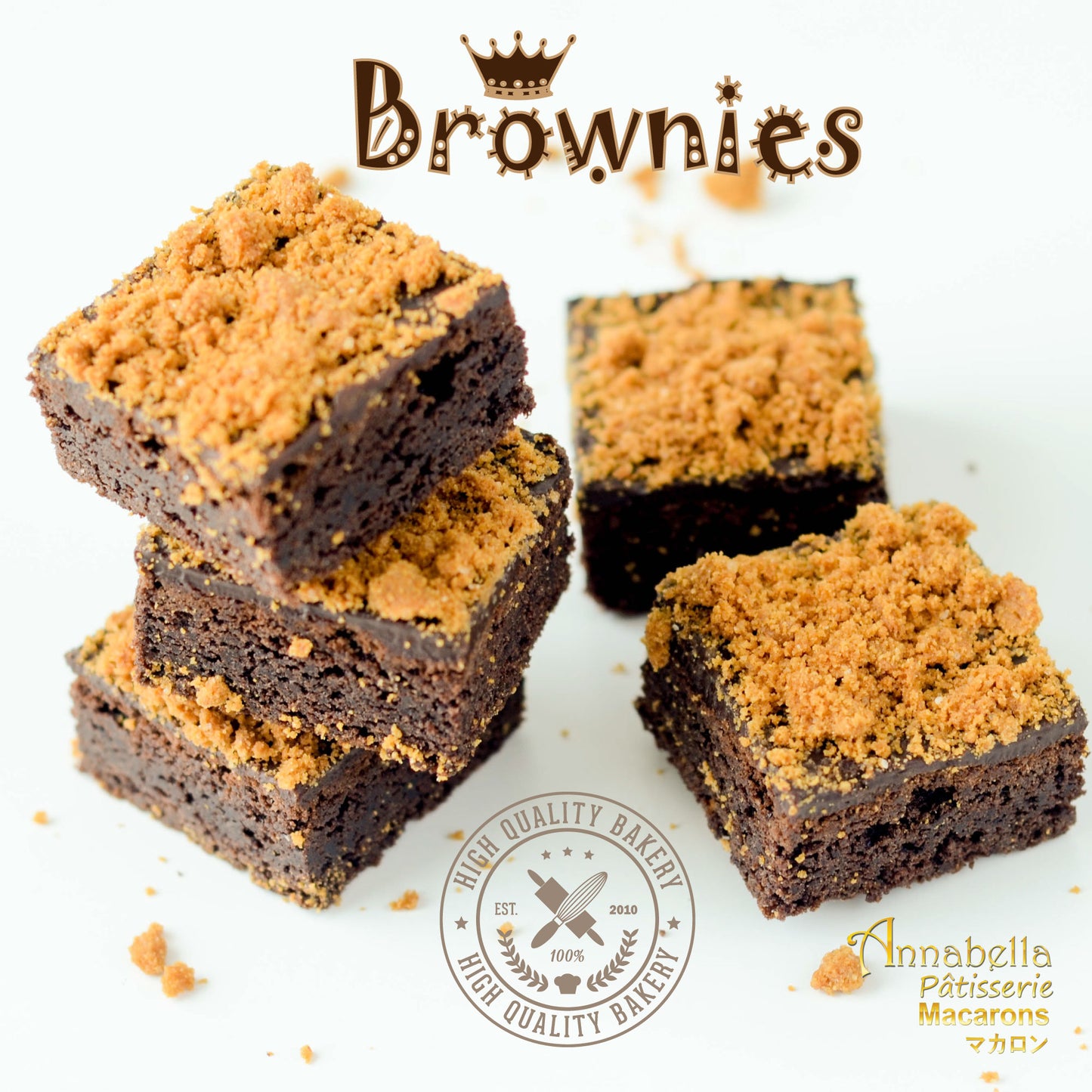 Brownies 20 pcs (5 Flavours x 4pcs) | U.P $50.00