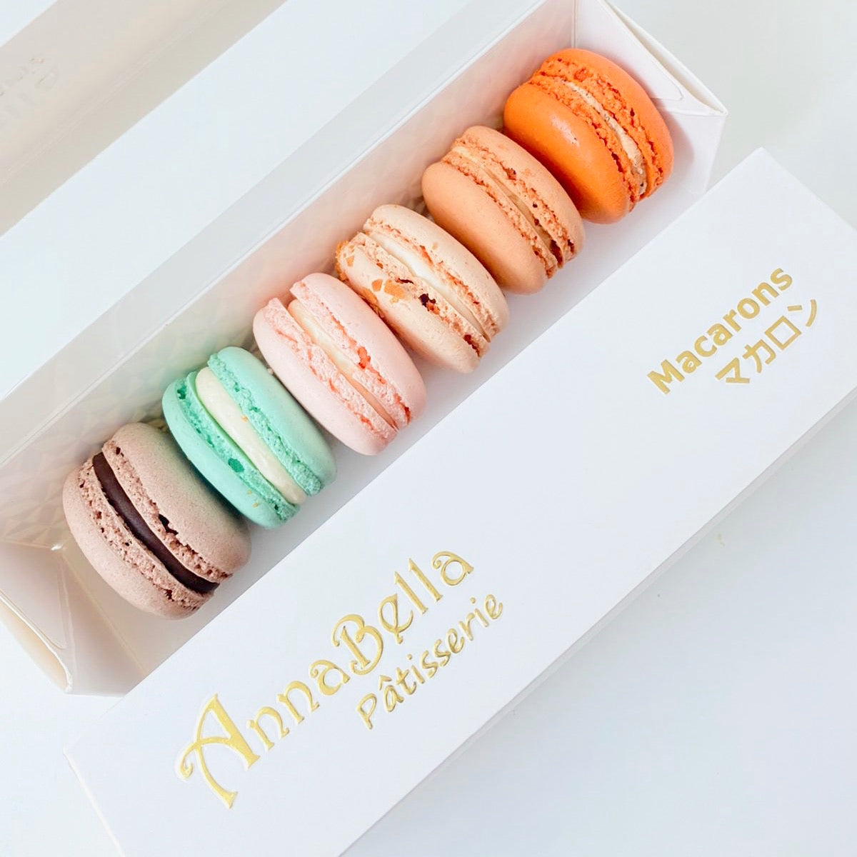 6PCS Macarons in Gift Box (Classic 4) | in Gift Box and Paper Bag | Perfect Gift Choice | (U.P $23.90)