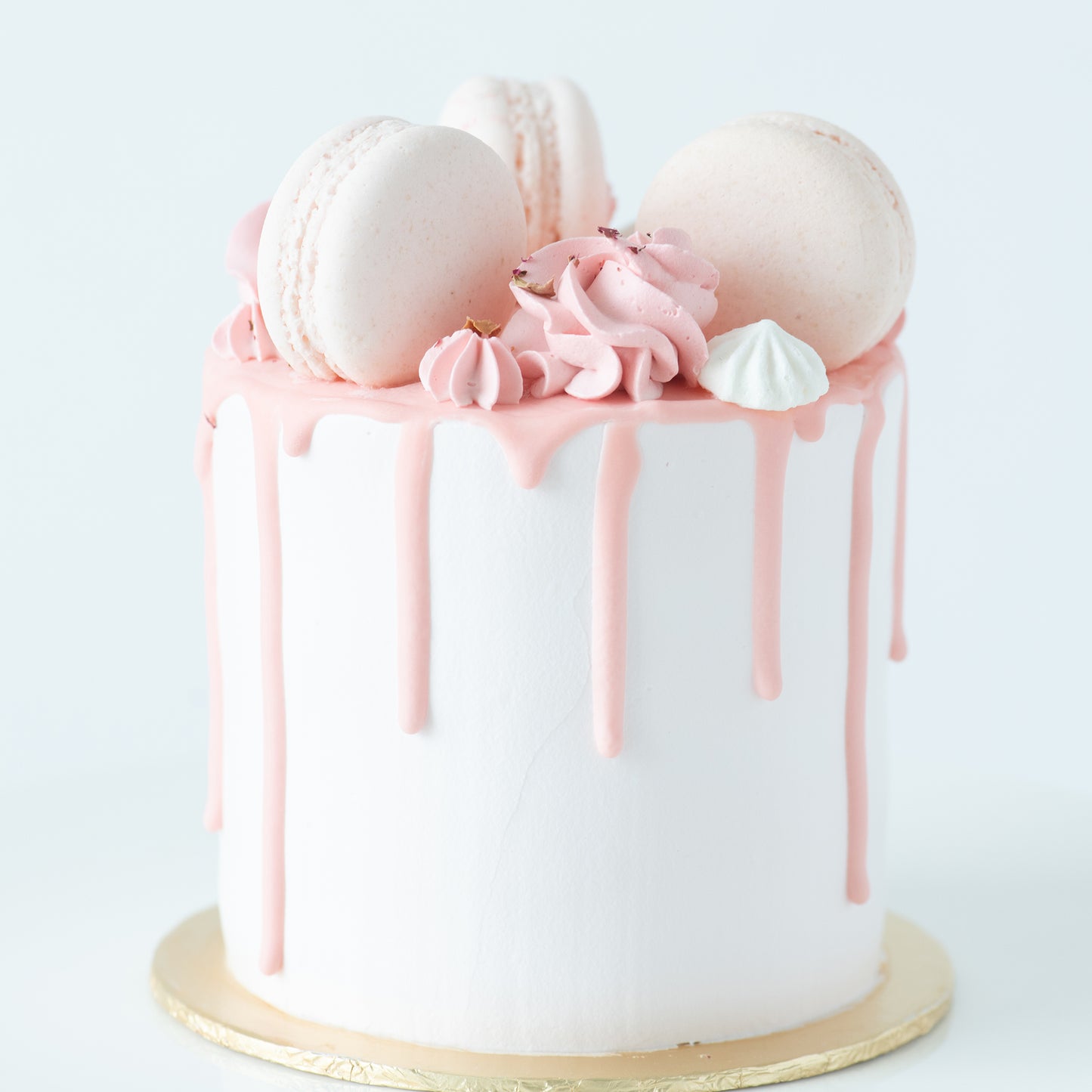 Bundle Set | Lychee Rose Cake Petite + 6pcs C1 Macarons | $39.90 Nett
