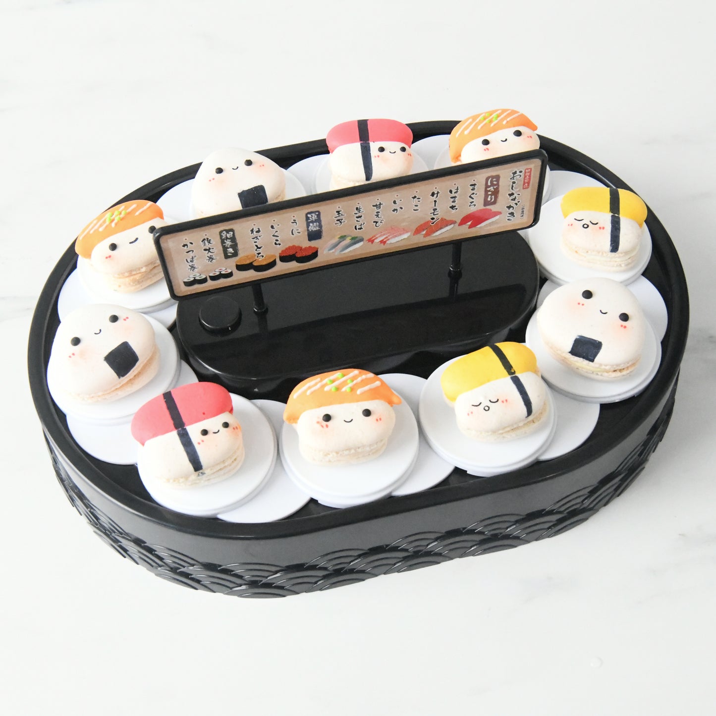 Sushi Belt + 10 pcs sushi macarons | $68.80